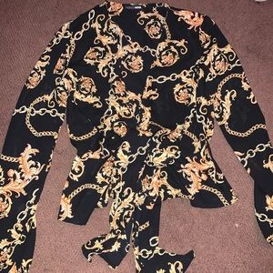 black/good fashion nova top